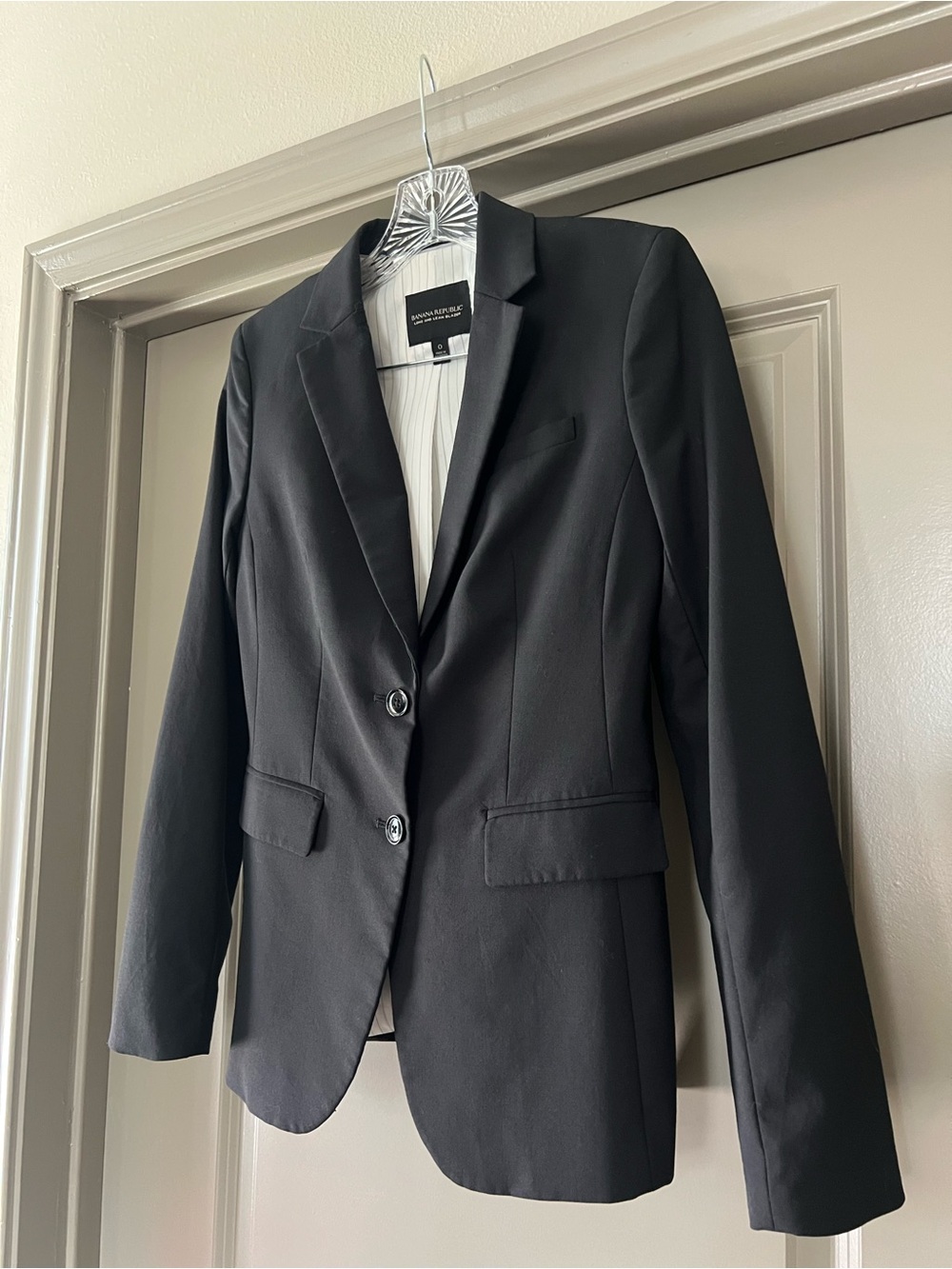 Banana Republic Long and Lean Black Blazer Size 0